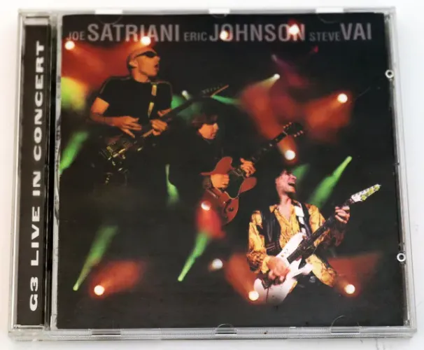 CD G3 Live in Concert - Satriani, Vai e Johnson