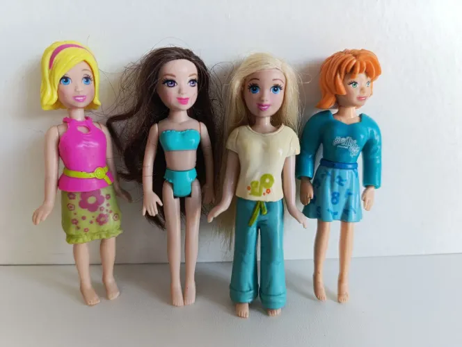 Polly Pocket - lote com 4 bonecas