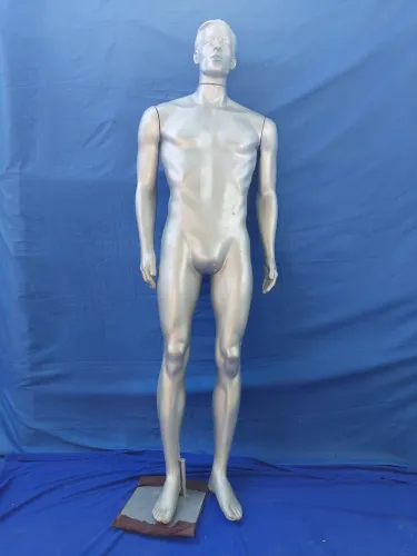 Mannequin Masculino Prata