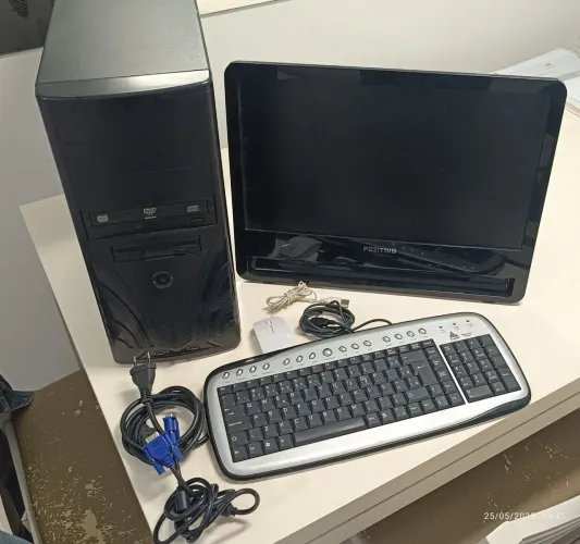 Computador Completo Positivo - Monitor, CPU, Teclado e Mouse