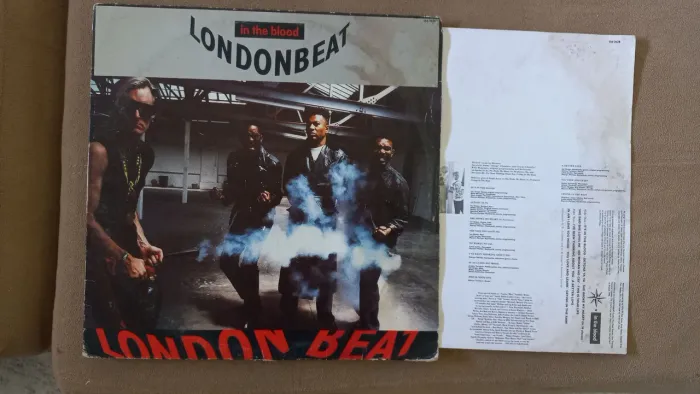 Lp Disco de Vinil Londonbeat  In The Blood som antigo toca disco radiola vitrola 3x1 rádio