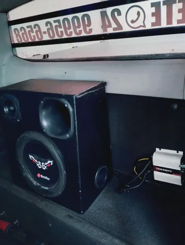 Caixa trio bicho papão + módulo novo Taramps 1500