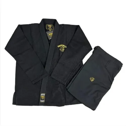 Kimono Pretorian Preto Infantil - M0, M1, M2 e M3