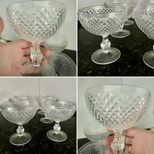Taças para sobremesas da Camicado. Original/usado. A partir de 30,00