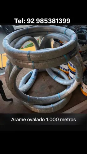 Arame ovalado liso 