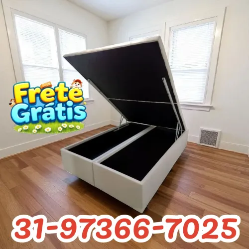 CAMA BOX BAÚ CASAL BIPARTIDO ( MODELO 2514092126 )
