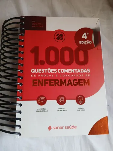 1.000 Questões Comentadas Enfermagem Sanar