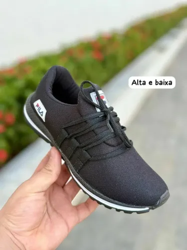 TÊNIS MASCULINO PRETO CAMINHADA