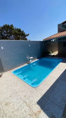 Piscina 4,10 metros com hidromassagem ( Kit Filtrante)