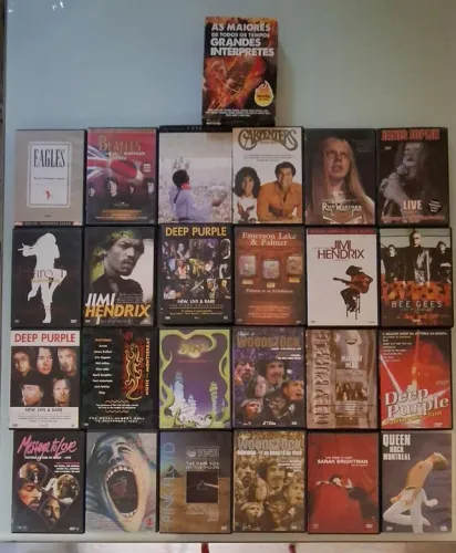 25 DVDs de Rock!