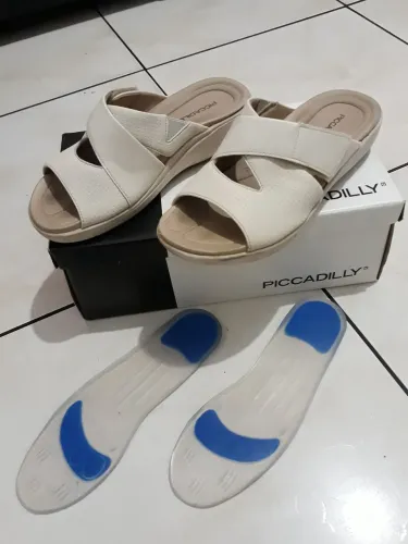 Sandália ortopédica + palmilha de silicone
