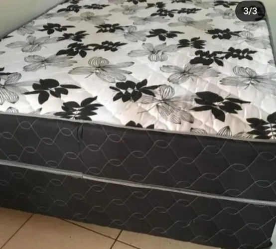 Cama Box Casal 20cm com molas ensacadas FRETE GRÁTIS