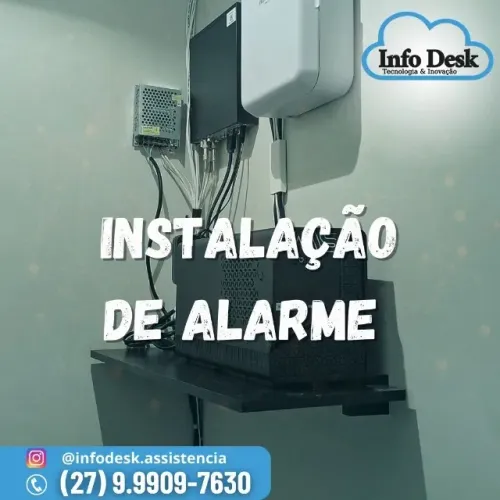Instalação de Câmeras CFTV e Alarmes de Segurança