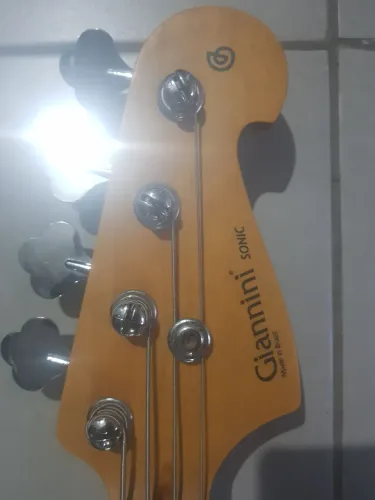 Troco ou vendo Contra Baixo Gianinni Sonic Made um Brazil Fretless 4 Cordas