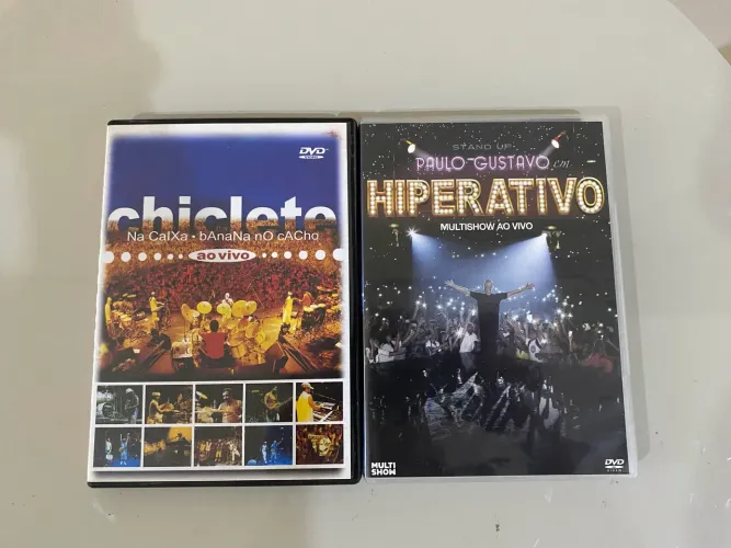 DVDs - Chiclete com Banana e Paulo Gustavo 