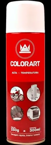 Tinta Spray Alta Temperatura ColorArt BRANCA250g