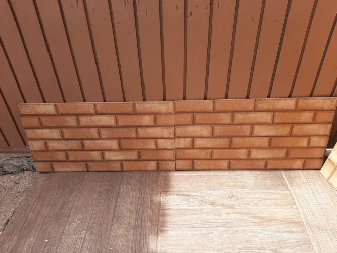 40 metros de reevestimento de parede cerâmica HD tijolo legacy