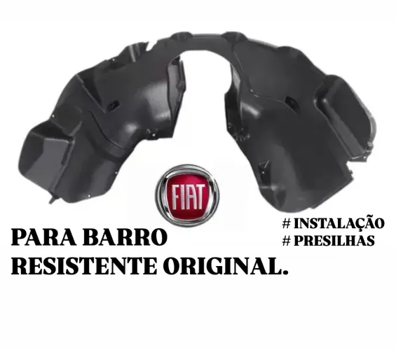 Para Barro - Asa de urubu Fiat Resistente Original - Instalação e Presilhas
