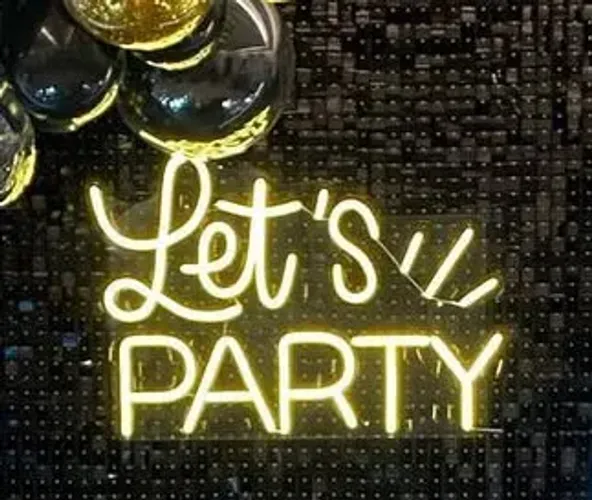 locação Letreiro Lets Party