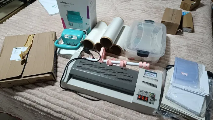 KIT PAPELARIA PERSONALIZADA - MÁQUINAS + MATERIAIS + BOPP