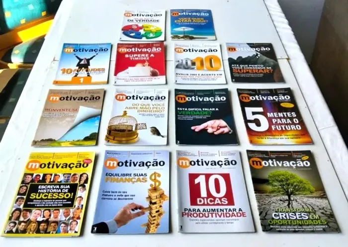Colecionáveis - Conjunto de 14 Revistas Motivação - Venda Mais - Variadas