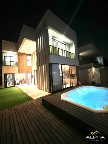Ceará 3 Cidade Alpha Eusébio - Casa duplex com 3 suites e piscina privativa