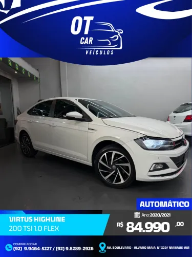 Volkswagen Virtus Highline 200 TSI 1.0 Flex 12V AUT 2021