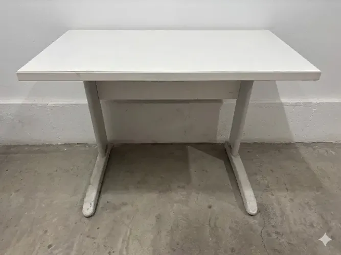 Escrivaninha Computador Mesa Para Estudo Escritório Branco