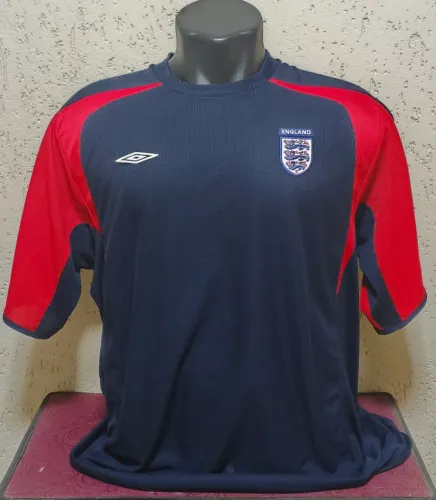 Camisa de treino shirt Inglaterra umbro2005 original da época GG relíquia modelo europeu