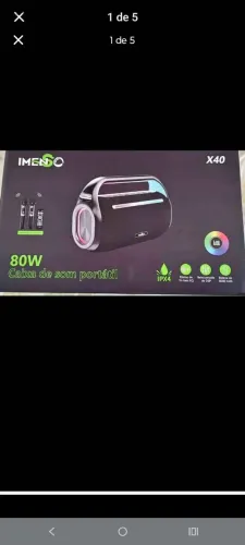 Caixa imenso x40 80rms top