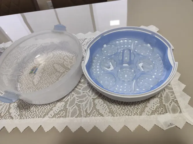 Esterilizador de mamadeiras a vapor para microondas AVENT
