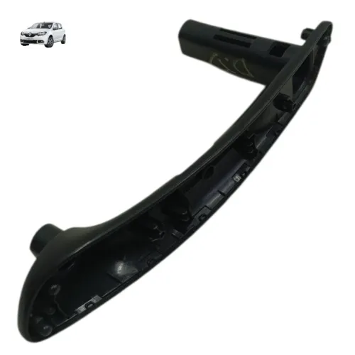 Puxador Porta Dianteira Direita Renault Sandero 2016 2017 Preto Dianteira