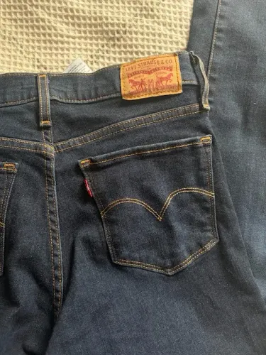 calça jeans levi's shaping slim azul 27