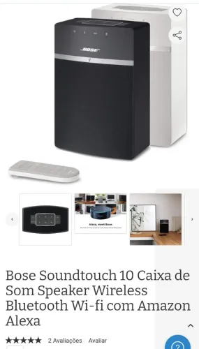 Caixinha bose soundtouch 10 Leia a descrição pfv