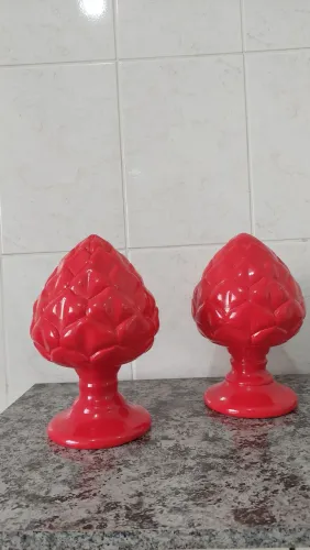 Par de Pinhas Decoração Design Decoração Casa