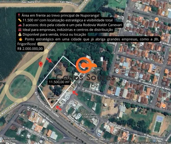 Vende terreno centro em nuporanga