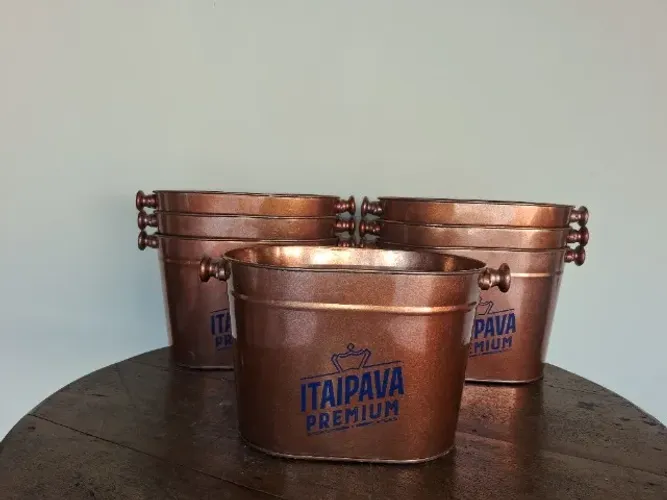 BALDES + COOLERS ITAIPAVA - KIT COMPLETO PARA BAR