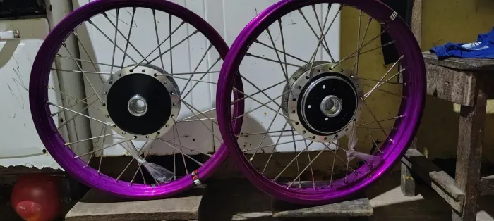 Roda inox com alumínio VIPRO