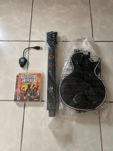 Guitarra Guitar Hero Playstation Ps3 Les Paul Rock Band PS3 PS4 ou PC