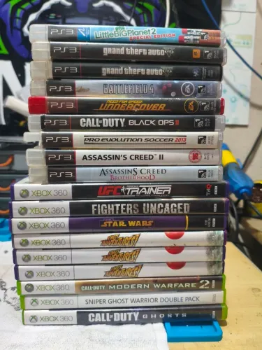 Lote Xbox 360 e ps3