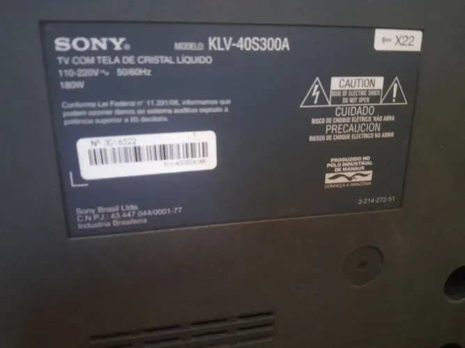 TV SONY 42" - PLASMA