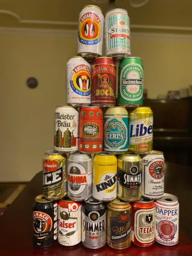 Latinhas de Cerveja Importadas antigas, para coleção