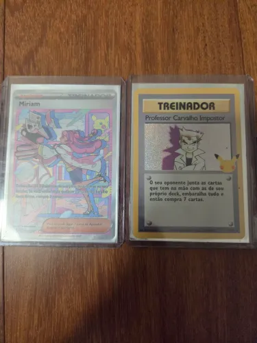 Pokemom - conjunto que inclui Miriam e Treinador Professor Carvalho Impostor