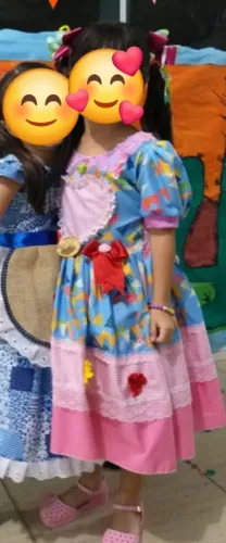 Vestido Junino - quadrilha