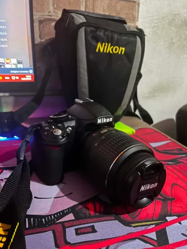 Camera Profissional Nikkon D3100 + Lentes 18 55 + Acessorios - Perfeito Estado