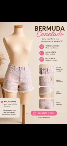 Shorts feminino em jeans