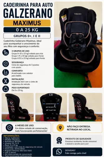 Cadeira para carro