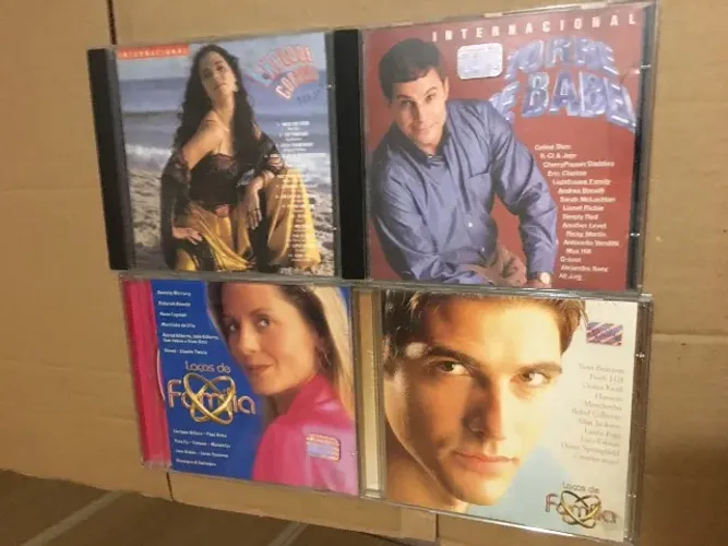 4 cds trilha sonora novelas Globo Torre Babel Explode Laços de Família