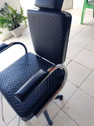 Cadeira barbeiro pistão