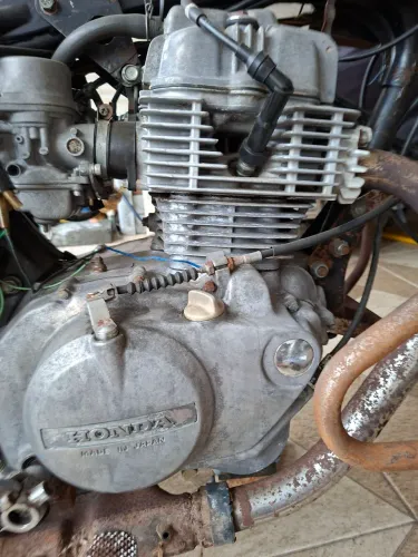 Motor Honda CB400 Funcionando